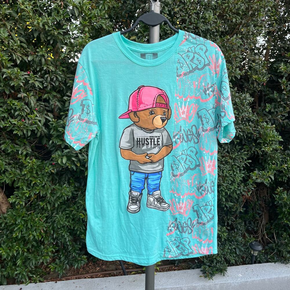 Bailey Apparel OG Hustle Bear T-Shirt Men’s Medium Unisex - Picture 2 of 7
